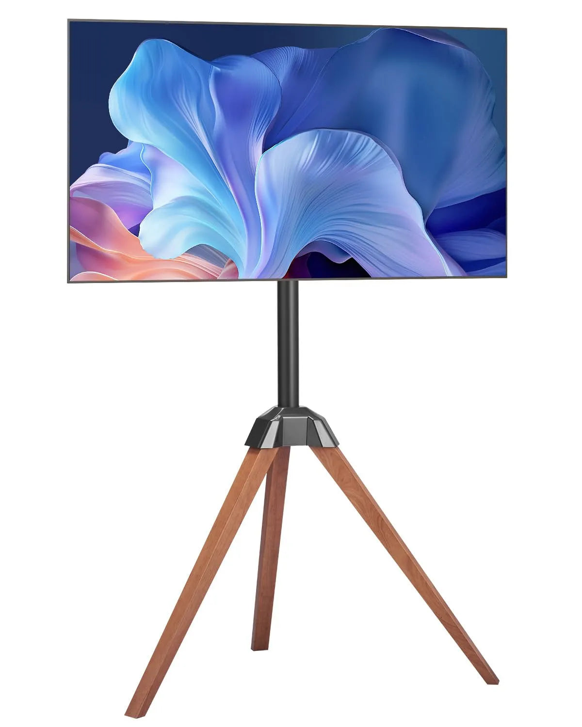 VEVOR, Stativfødder, TV står med stativ til 1016- 1651 mm lejlighed & Buede TV op til 45 kg, 18 ° til, Brun, 1651 mm, 45 kg, OLED, 94 x 3