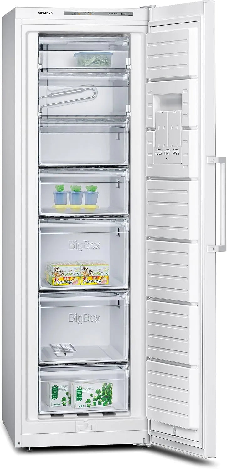 Siemens GS36VVW30, Fryseskabe, Fryser / A + + / Frysning: 237 L / hvid / superFryser / bigBox / ecoPlus, Hvid, 36V, 237 L, 90 W, 212 kW