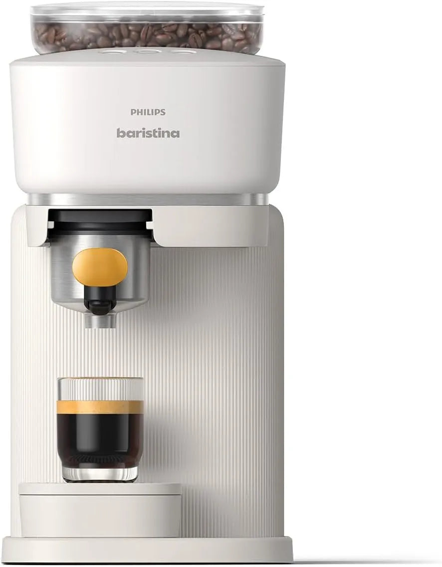 PHILIPS, Espresso Machine & Kaffemachine Kombinationer, Baristina Espresso Machine, sort, Café Crema ved tryk på en knap