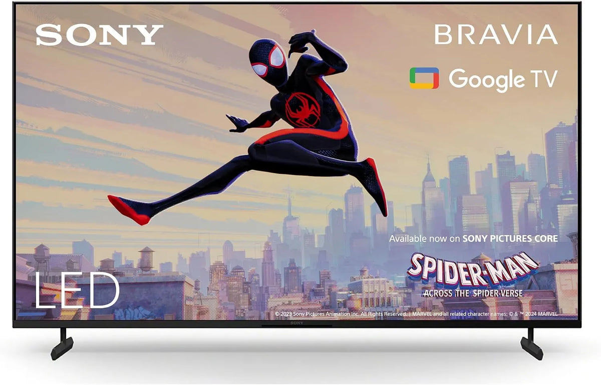 Sony KD-65X80L, TV'er, BRAVIA, 65- tommer TV, LED, 4K HDR, Google TV, Smart TV, Arbejder med Alexa, Sort, 65X80, 4K, 80L, 139, 7 cm