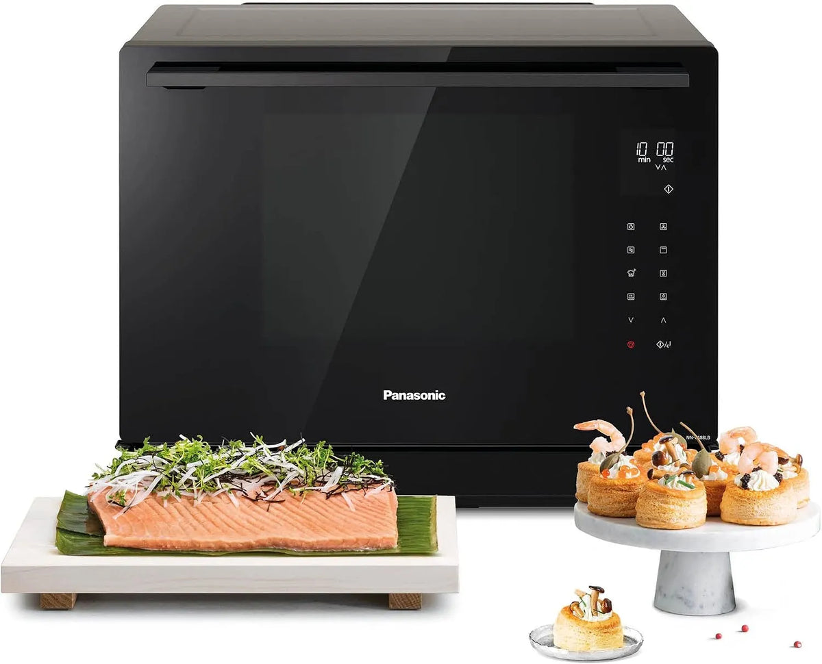 Panasonic NN-CS88LBEPG, Mikrobølgeovne med dampfunktion, NN, Sort, 88L, 31 l, 1300 W, 89L