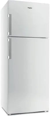 Whirlpool, Køle-/fryseskabe, Varmebad køleskab med dobbelt dør NoFrost 423L (317 / 106) / 180 x 70 cm / F /, Hvid, 423L, 180 x 70 cm, 831 W