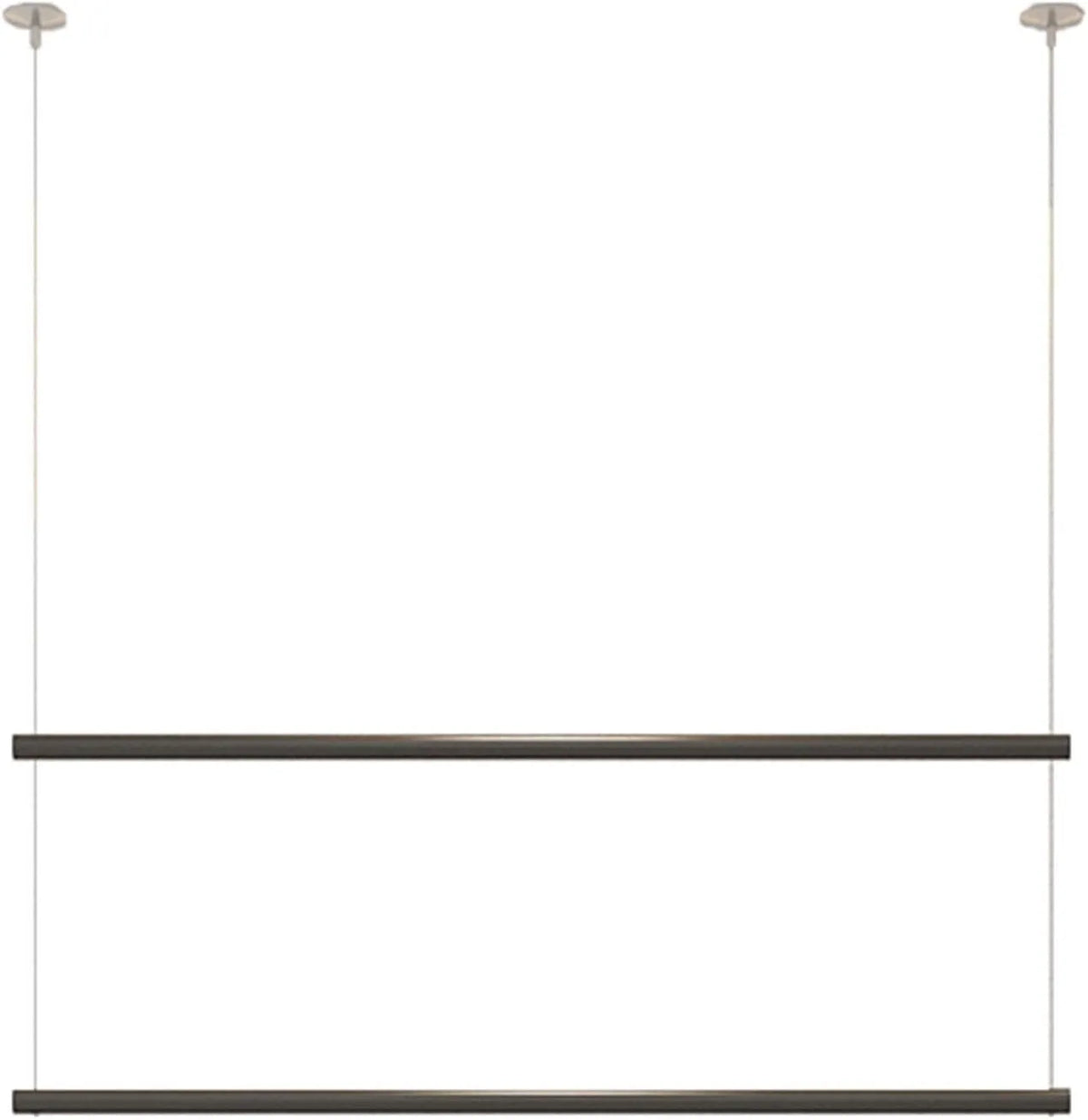 Generic, Beklædningsstativer til tøjbutikker, dobbeltlagede beklædningsstativer til, Sort, 240 cm, 80 cm, 100 cm, 120 cm