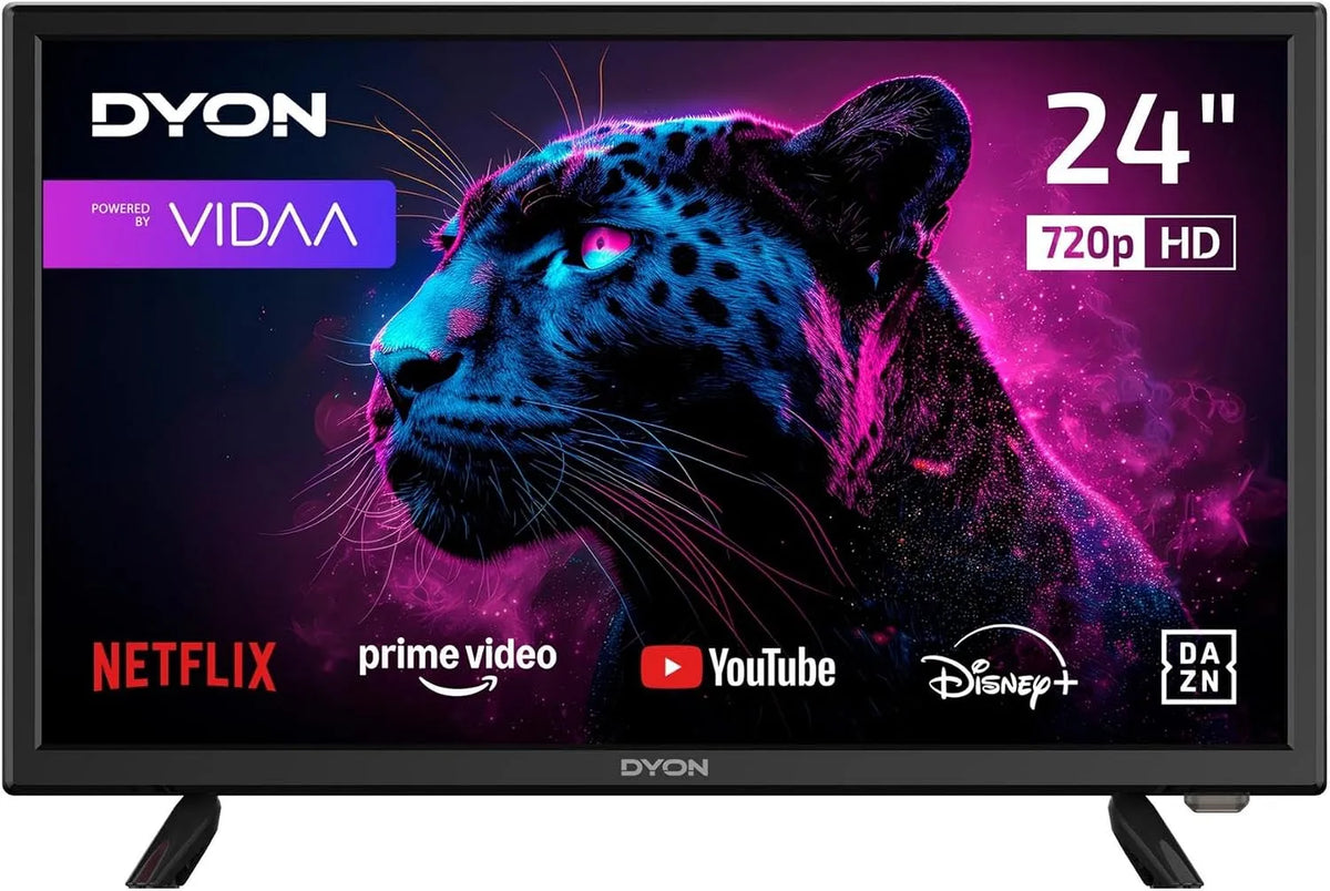 DYON, TV'er, Film Smart 24 VX 24 tommer HD Smart TV, Sort, 24 V, 60 cm, 230V, 12V