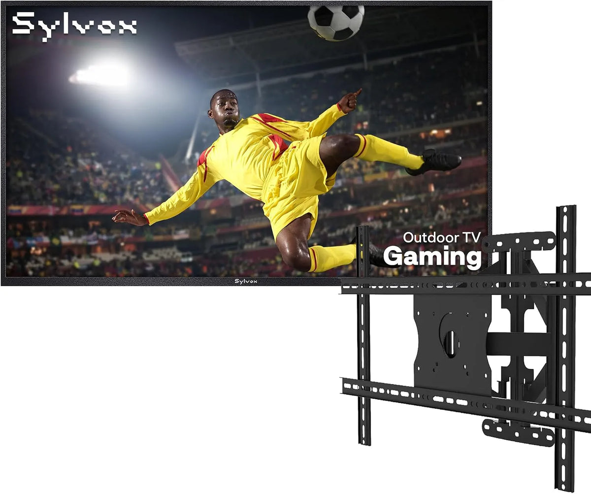 SYLVOX, Bærbare TV'er, 55 ′ ′ udendørs TV, 120Hz, Sort, 2025 g, 4K, 55 v