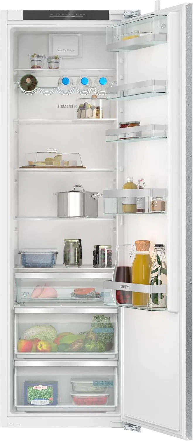 Siemens iQ500 KI81RADC0, Køleskabe, build- in køleskab 177, 5 x 56 cm niche, 310 L køling, Made in Germany, Hvid, 5 x 56 cm, 310 L, 73 kW