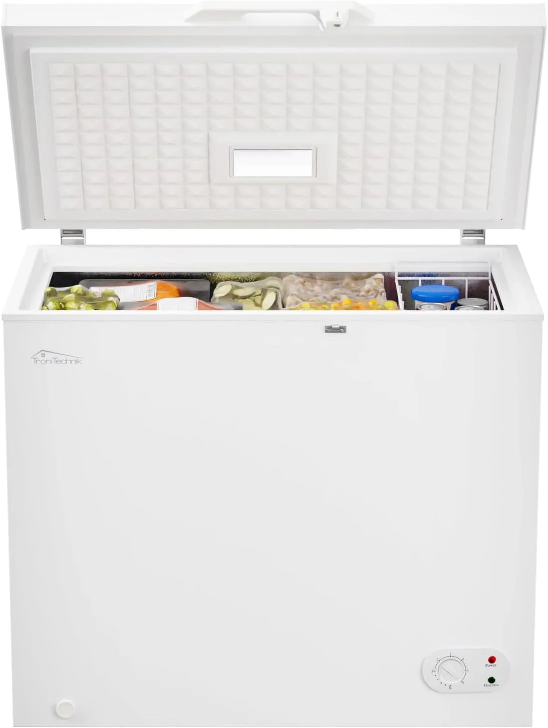 Tronitechnik 2in1, Kummefrysere, ® Fryserkøleskab BORGAR PRO med frost- og kølerfunktion, Sort, 55 cm, 202 l, 31 kg, 14 kg