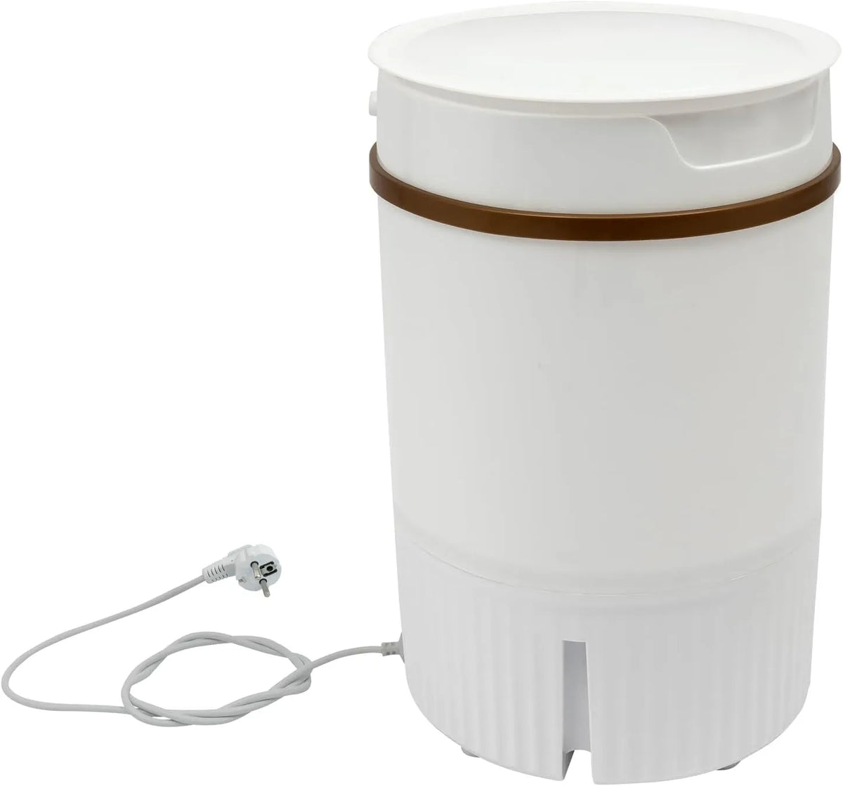 KAPIPALA, Mobile vaskemaskiner, Transportabel mini vaskemaskine med spindende hvid vaskekurv 4.5L mini, Hvid, 4.5L, 260 W, 1, 19 g, 1.76l