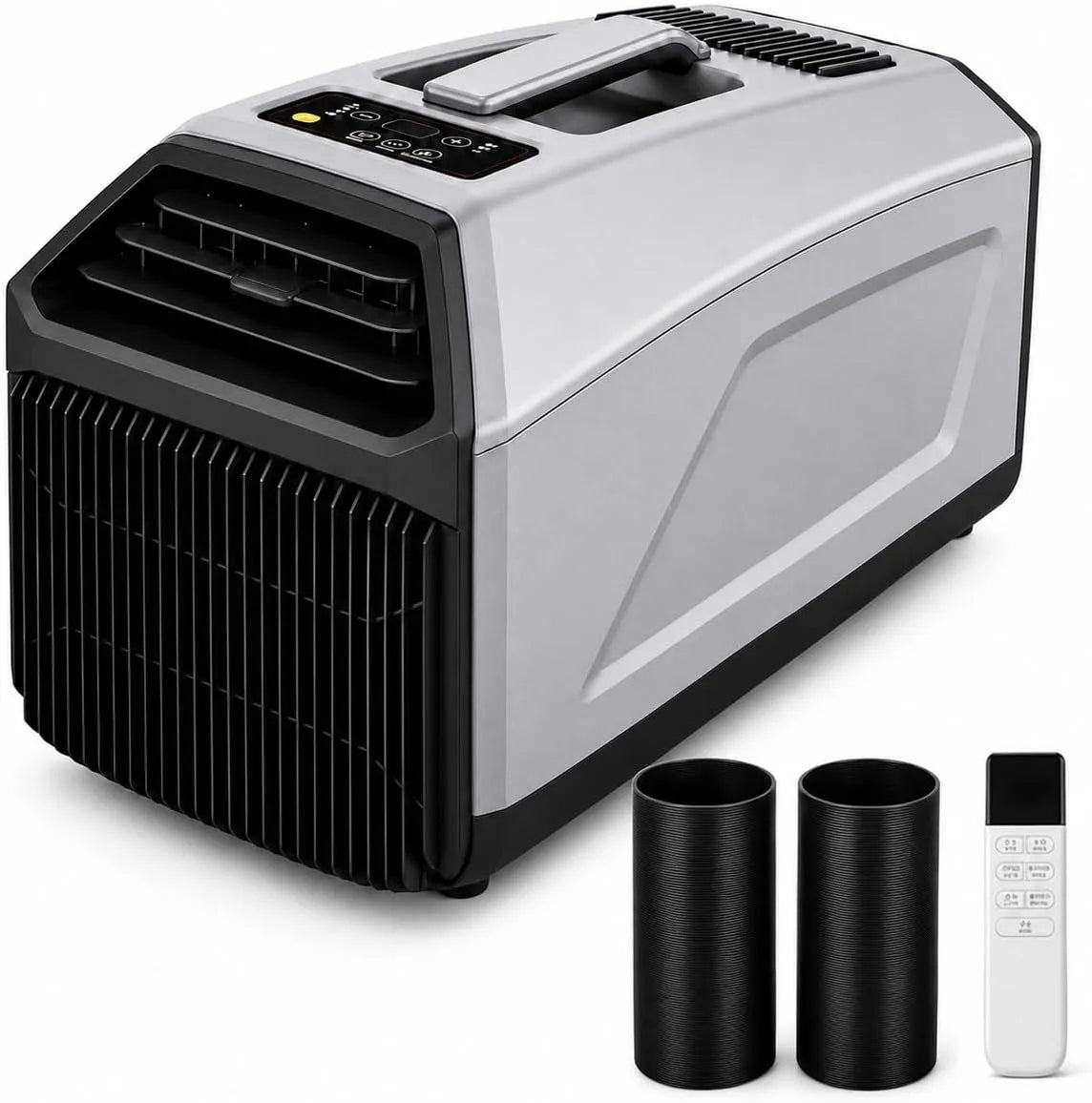 aigahealzhou, Mobile klimaanlæg, Mobile klimaanlæg 5000 BTU 230V, Camping klimaanlæg bærbar, affugter med, Grå, 5000 BTU, 230V, 240V, 12V