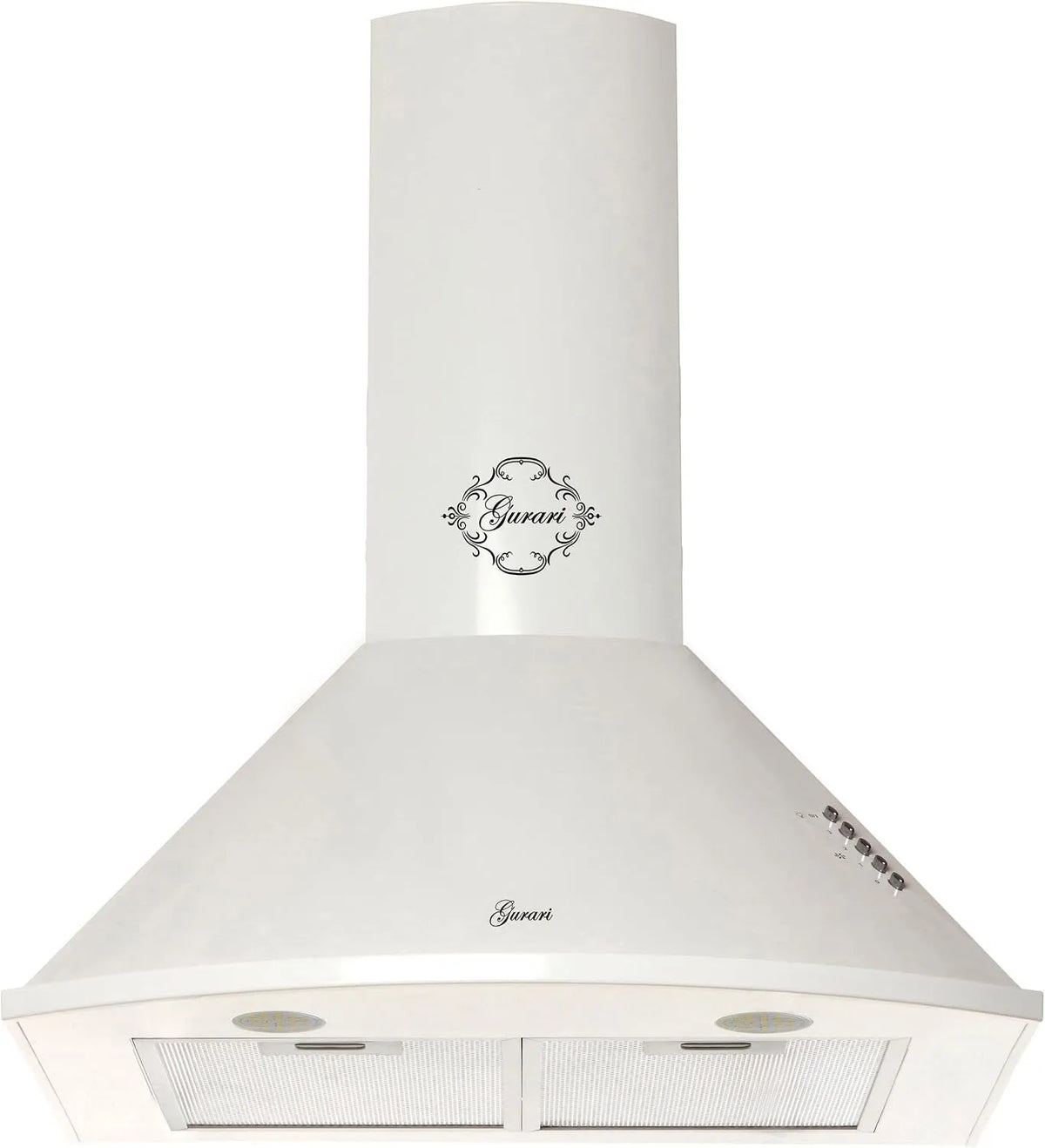 Gurari 1000m3, Væghængte emhætter, væghætte GCH C 046 WH 6, område hætte 60 cm, område hætte, hvid, 046 W, 60 cm, 600 mm