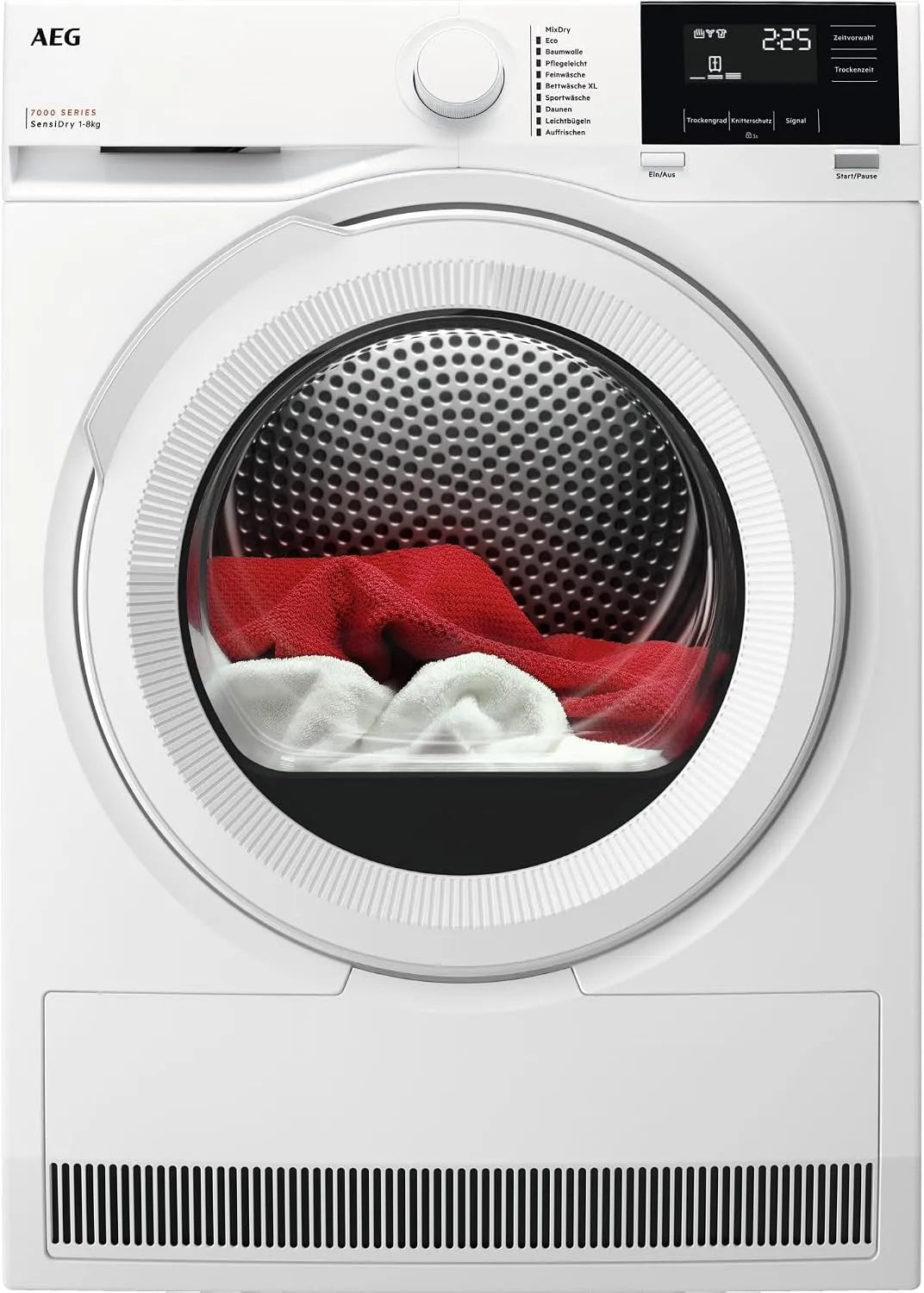AEG TR7T60680, Varmepumpetørretumblere, Heat Pump Tørretumbler 8 kg, Serie 7000: SensiDry blid & energibesparende, Sort, 8 kg, 4W, 31 v, 11G