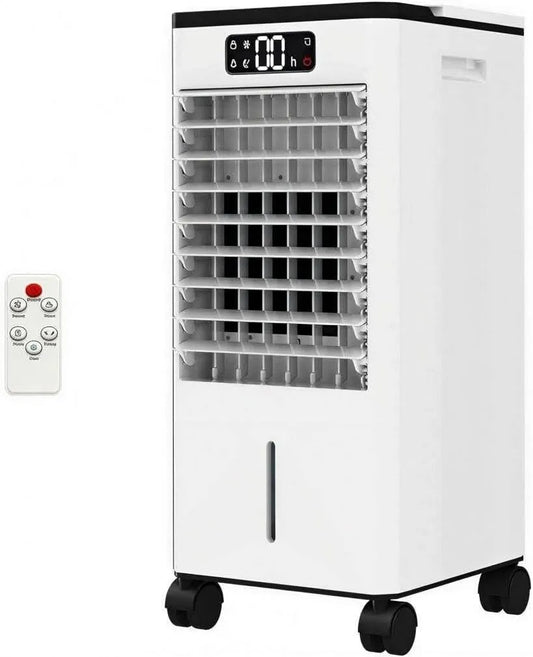 Euker 3-in-1 in-1, Mobile klimaanlæg, Bærbar stille klimaanlæg 3- med 7L kapacitet, energibesparende ventilator fugter, Hvid, 7L, 45 dB, 51 l