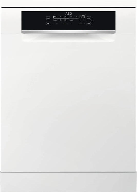 AEG FFB75707PW, Opvaskemaskiner, 60 cm, fritstående opvaskemaskine serie 7000: med glasbeskyttelse / B /, Hvid, 42dB