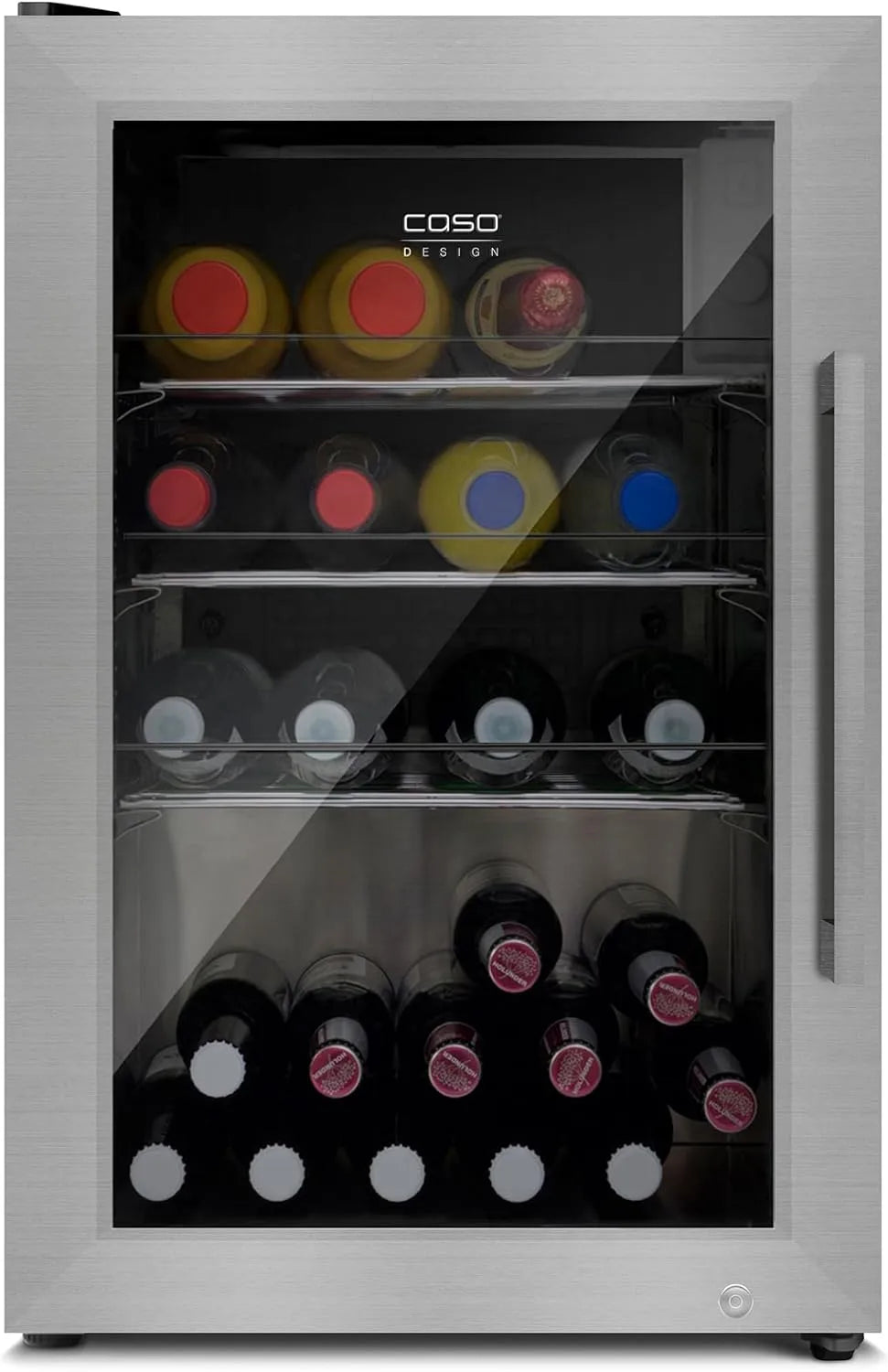 Caso IPX4/Spritzwasserschutz IPX4, Minikøleskabe, BBQ Cooler S- L, køleskab 63L, dørstop til venstre, temperatur -1-10 ° C, Hvid, 63L
