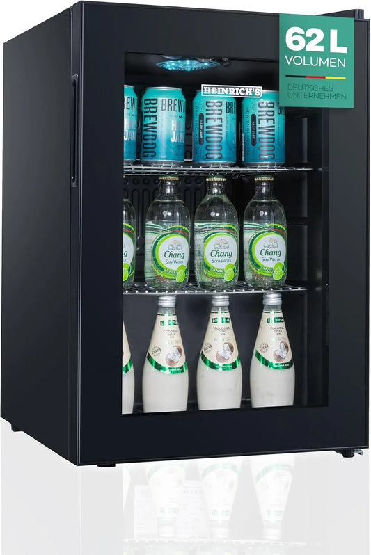 Heinrich´s Ablagen/40db Liter/2, Drikkevarekøleskabe, bis18 Heinrich Buds HEINRICHS drikkekolleks, minikøleskab med kompakt og rolig, Hvid, 40db