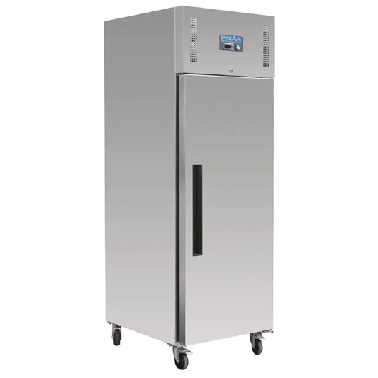 Polar, Tilbehør til fødevaresalg, køleskab U- Series 350W Single-dør bageri køleskab 850 liter, rustfrit stål, 2 °, Sølv, 350W, 850 l