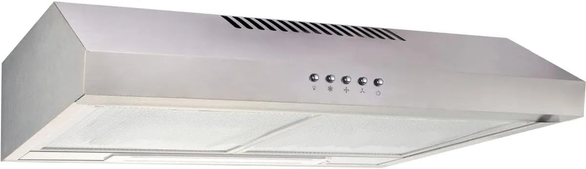 Amica, Emhætter, UH 17380-3 E-sokkel, maling: rustfrit stål, Sølv, 4, 0 W, 2 l, 60 cm, 14 cm