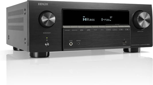 Denon AURO-3D AVC-X3900H, AV-modtager & forstærker, AVC- X3900H 9.4-Kanal AV modtager, HiFi forstærker med Dolby Atmos, DTS: X, AURO, Sort, 8K