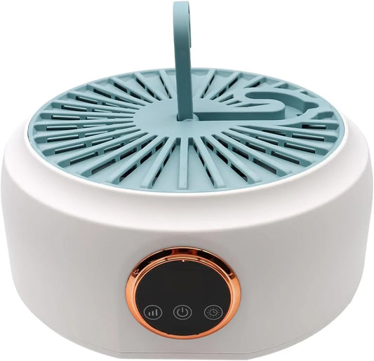 Nicear, Mini- tørretumbler, 600 W, foldbar tørretumbler med 1-8 timers smart- timing, Sort, 10 g, 0, 67 mm, 220 V