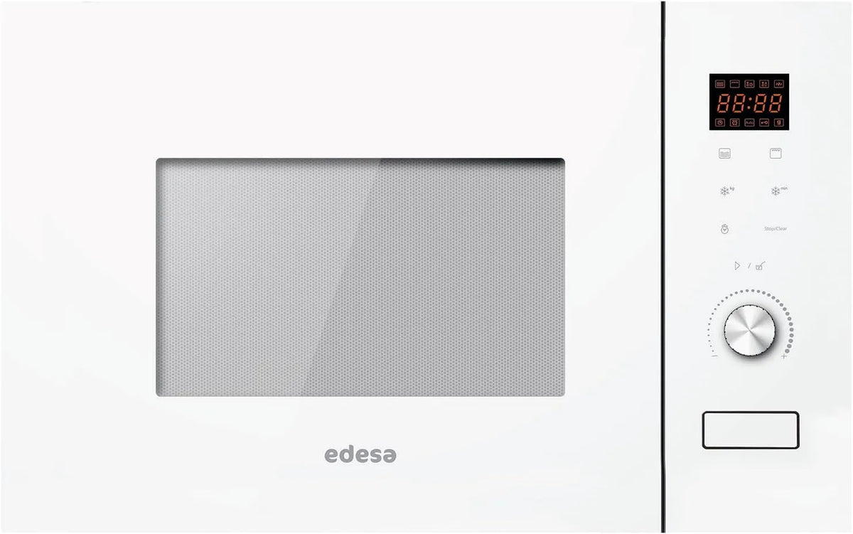 Edesa EMW-2020-IG, Mikrobølger med Oven & Grill, Mikrobølgeovn EMW- 2020- IG WH med installation, 20 l, 800 W og grill, 1000 W, Sølv / hvid