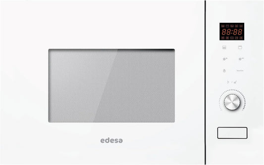 Edesa EMW-2020-IG, Mikrobølger med Oven & Grill, Mikrobølgeovn EMW- 2020- IG WH med installation, 20 l, 800 W og grill, 1000 W, Sølv / hvid
