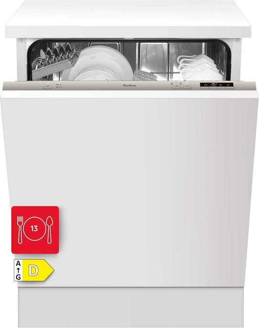 Amica, Bordopvaskemaskiner, Build- in Opvaskemaskine 13 Custom- Lavet lofter OpenDry EGSPV 593 911, Sølv, 4 V