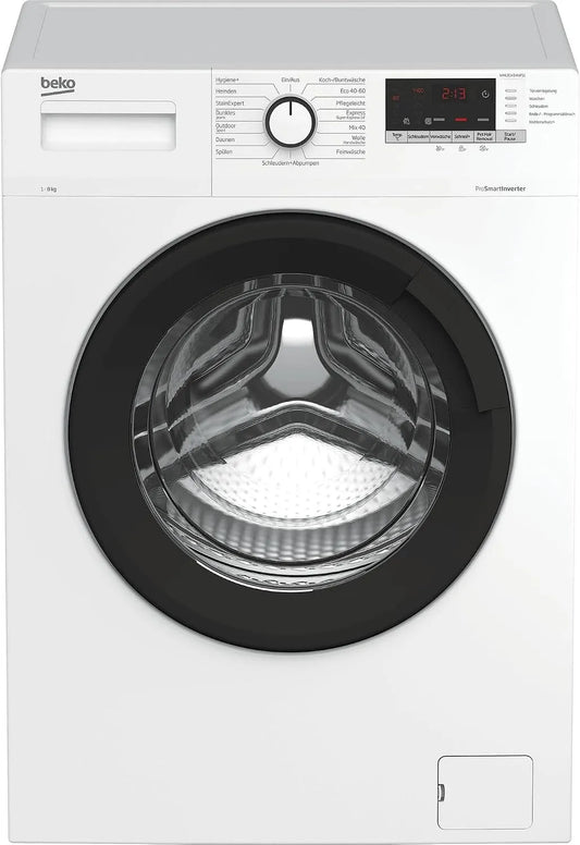 Beko WML81434NPS1, Vaskemaskiner, vaskemaskine / 8 kg / resterende tid skærm og spinding / Pet Hår Fjernelse /, Hvid, 1 v, 8 kg, 84 x 60 x 59