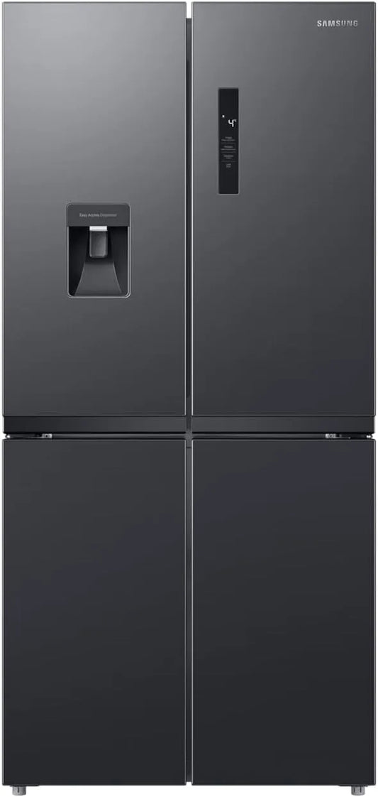 Samsung RF4000, Drikkevarekøleskabe, SLIM Fransk Dør med Twin Cooling + TM, EEK: E, Sort, 329l, 159l