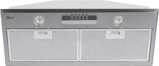 Gurari 1000m3, Ventilatormoduler, GCH B 051 70 IS, monteret installationshætte til ventilator-modul / loftemhætte, Sølv, 70 cm, 3 w, 700 mm
