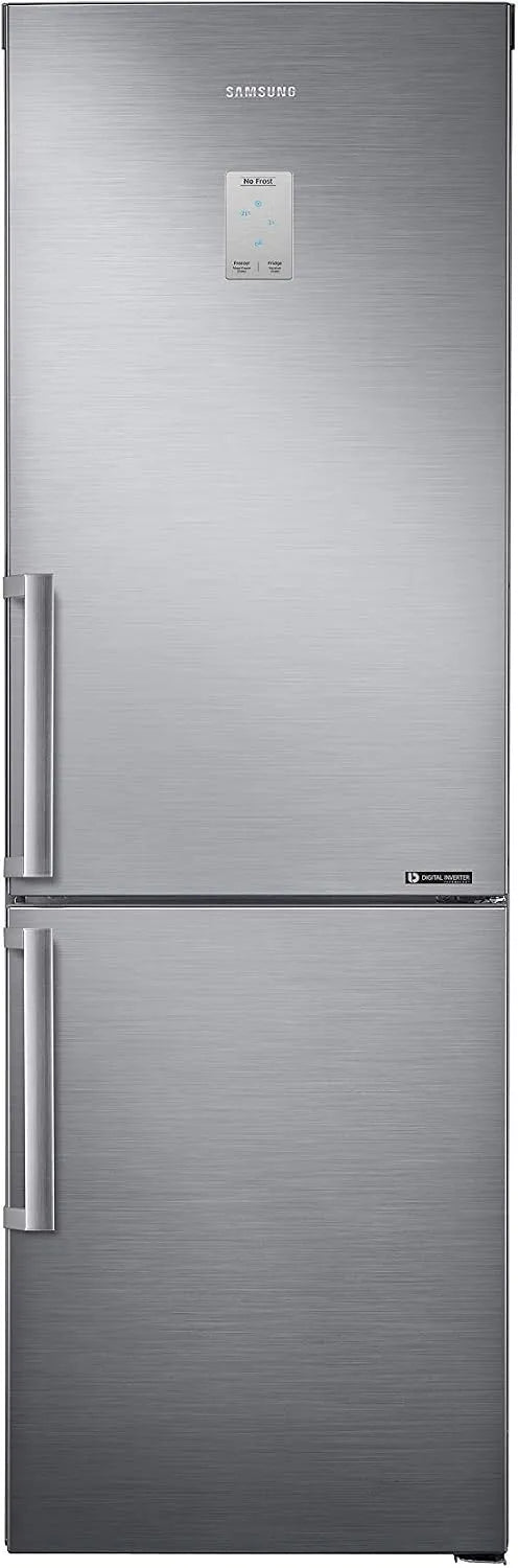 Samsung RB33J3515S9/EF RB33J3515S9, Køle-/fryseskabe, Elettrodomestici / EF Combi Køleskab Smart, 328 l, rustfrit stål, Sølv
