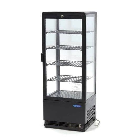 Maxima, Kølemontrer, Gastro Køleskab - 98 l - 43 cm, Sort, 98 l, 43 cm