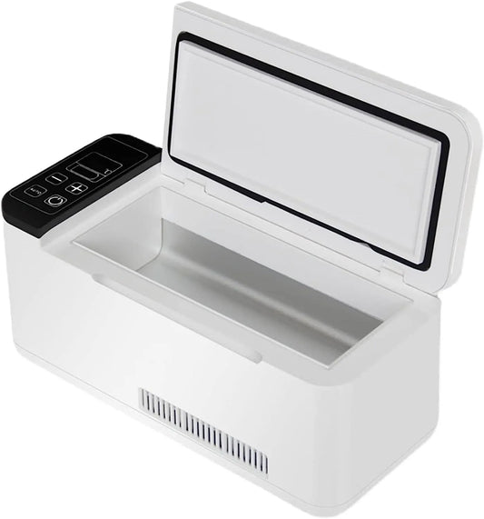 LXWKAI, Insulin Cooler Travel Case Insulin Cooler Køleskab, Insulin Cooler Køleskab, Hvid, 180 × 73 × 46 mm, 251 × 111 × 115 mm, 12 V, 220 V