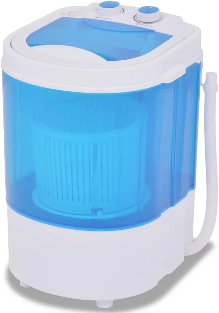 Festnight, Vaskemaskiner, Festnat Mini vaskemaskine Camping vaskemaskine med spindler og 1 kammer 2, 6 kg, Hvid, 2, 2 kg, 33 x 32