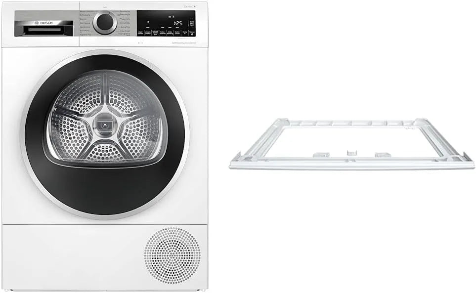 Bosch Hausgeräte WTZ27410, Forbindelsessæt, Bosch Heat Pump Drier til 8 kg vasketøj, Serie 6, A + +, 176 kWh / år & Bosch, Hvid, 8 kg, 176 kW