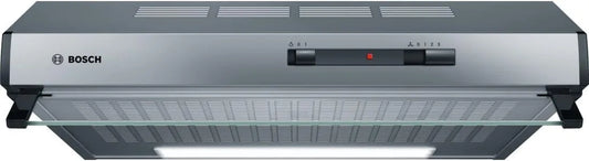 Bosch DUL62FA50, Underbyggede emhætter, Serie 2-hætter / 60 cm / rustfrit stål, Sølv, 60 cm, 120 mm, 100 mm