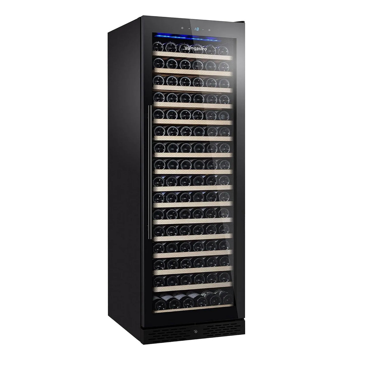 GGM Gastro, Drikkevarekøleskabe, Vin Køleskab 450 L 1 klimazone, Sort, 450 L, 595 mm, 680 mm, 1.769 mm
