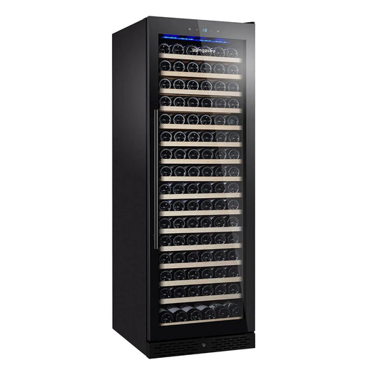 GGM Gastro, Drikkevarekøleskabe, Vin Køleskab 450 L 1 klimazone, Sort, 450 L, 595 mm, 680 mm, 1.769 mm