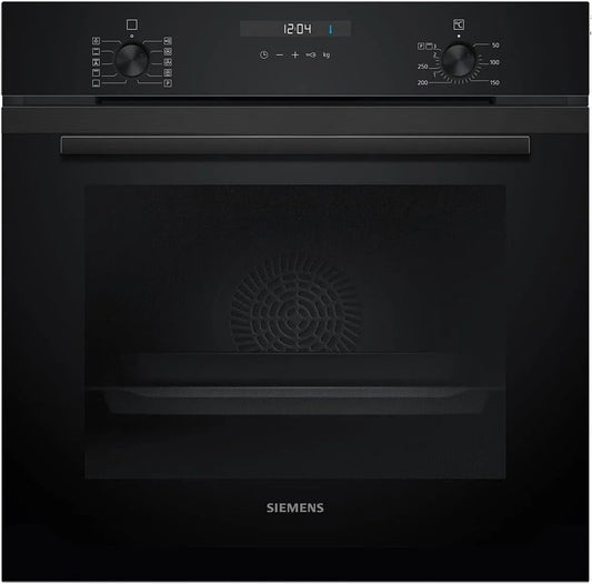 Siemens HB237GBB3, Ovne, Deep sort Inox, Sort / sølv, 237G, 71 l, 595 x 594 x 548 mm, 604 x 560