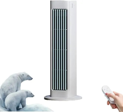 ZWOIVHE, Mobile klimaanlæg, Breezamax, 3 Speeds, Bærbar Air Conditioning kølerventilator Stille, Til, Hvid, 30 dB