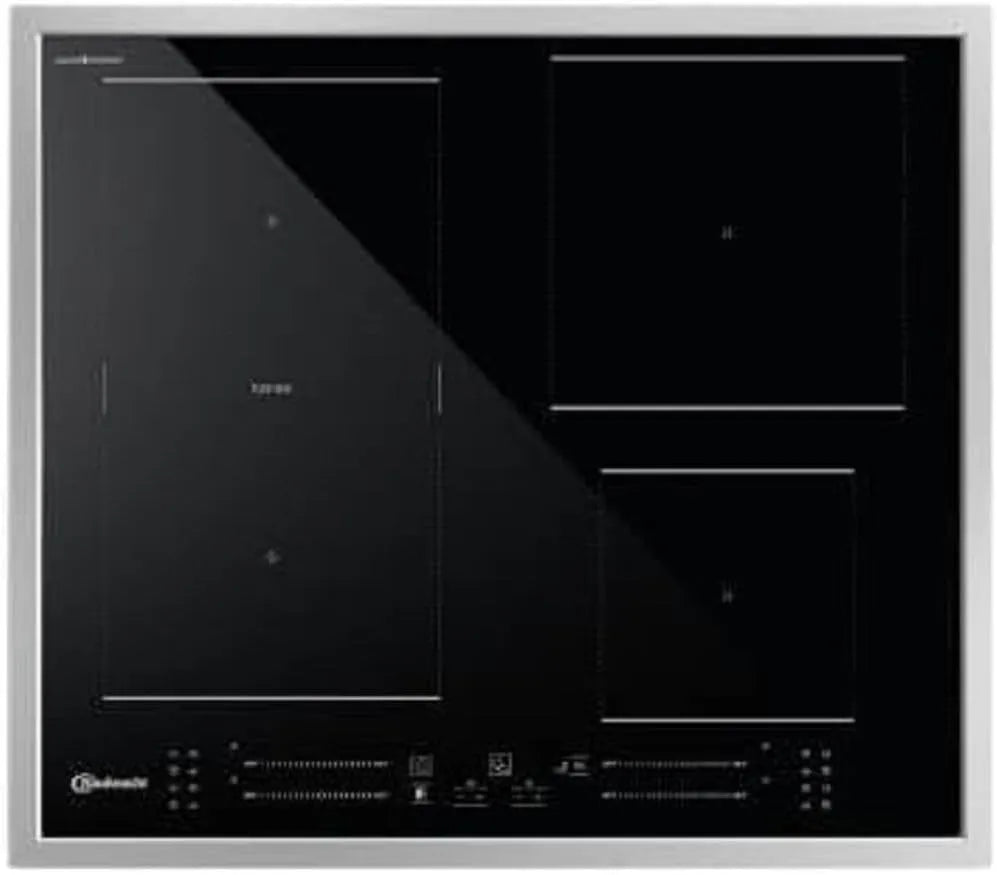 Bauknecht 5760C, Kogeplader, BS CPFT induktionskogetop felt / 60 cm / CleanProtect - ubesværet rengøring kun, Sort, 60 cm, 20 cm, 1750 W