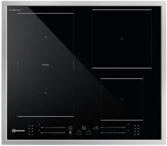 Bauknecht 5760C, Kogeplader, BS CPFT induktionskogetop felt / 60 cm / CleanProtect - ubesværet rengøring kun, Sort, 60 cm, 20 cm, 1750 W