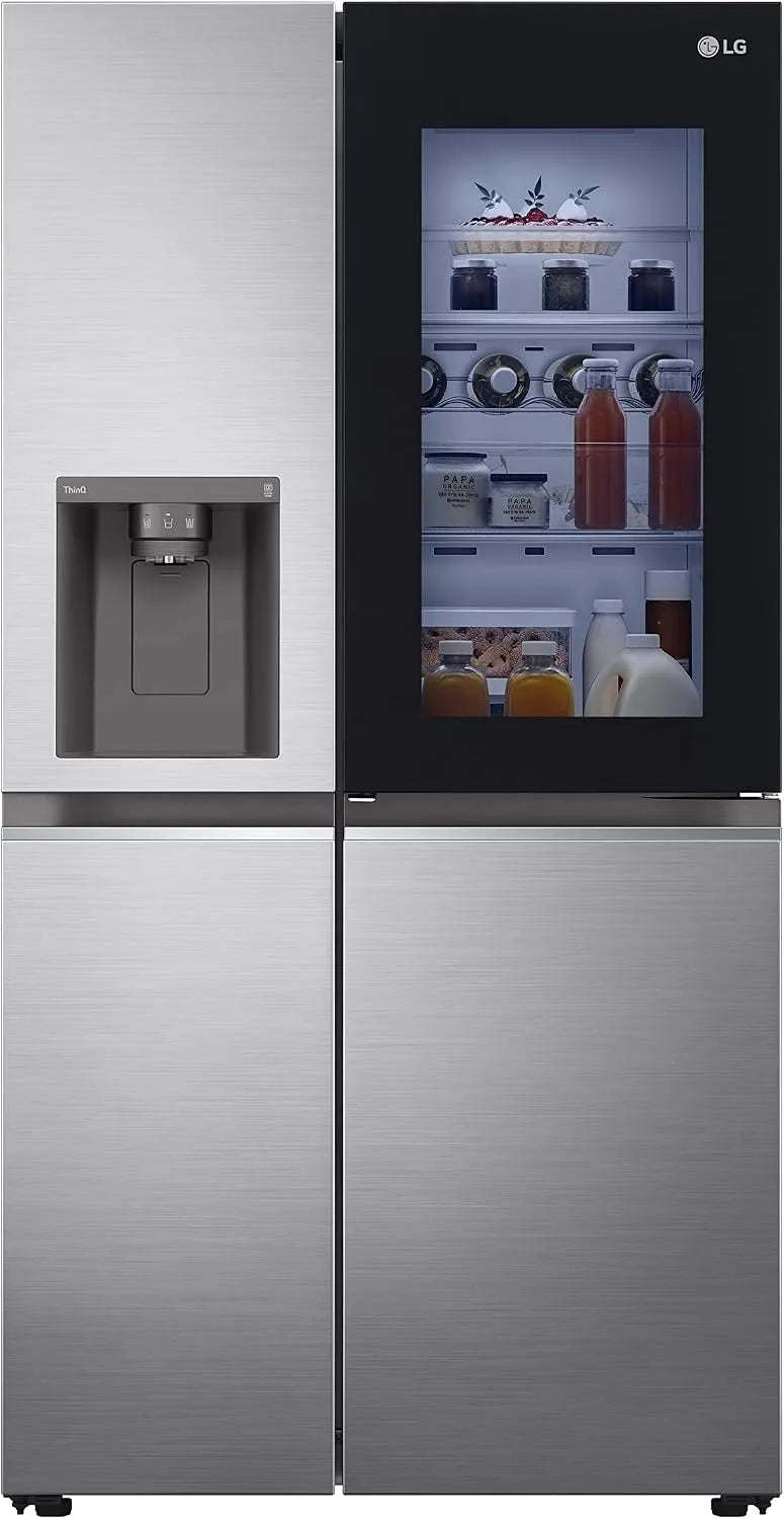LG GSXV80PZLE, Køleskabe, Réfrigérateur américain Acer inoxydable (179 x 91 cm), Sølv, 179 x 91 cm, 3 x 179 x 73, 5 cm, 635 l