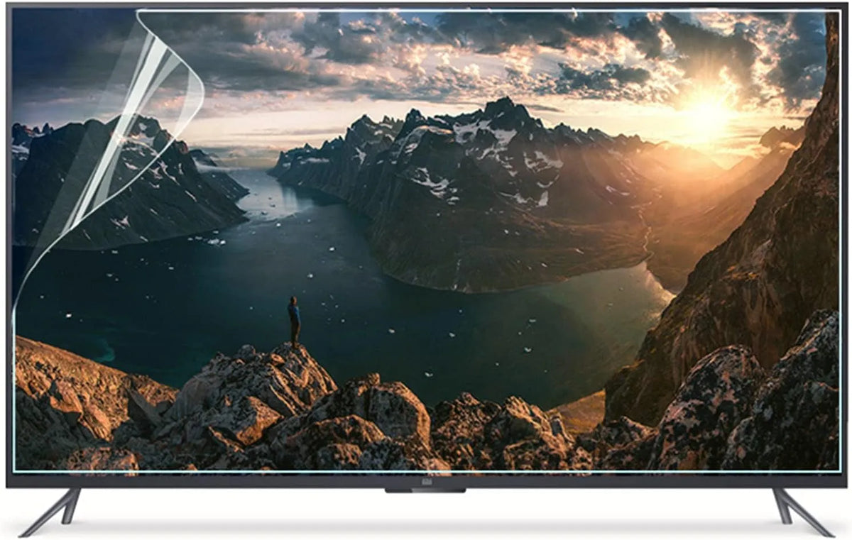 KELUNIS, Skærmbeskyttelse til TV, 32-75 tommer blænding beskyttelse TV skærm beskyttelse for Sharp / Sony / Samsung, Sort, 58 ', 4K, OLED, QLED
