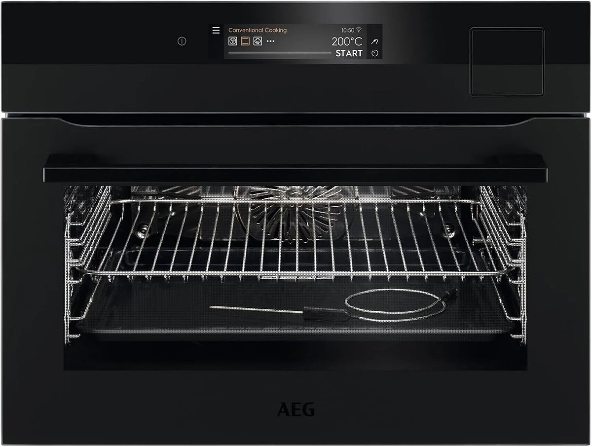 AEG KSK898230T, Dampovne, kompakt dampovn Matt sort, Sort, 455 x 595 x 567 mm