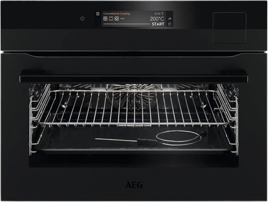 AEG KSK898230T, Dampovne, kompakt dampovn Matt sort, Sort, 455 x 595 x 567 mm