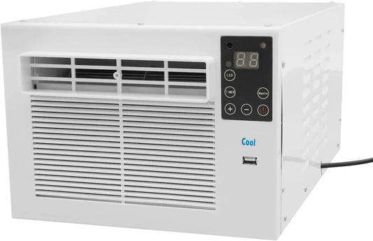 DSYOGX, Mobile klimaanlæg, Bærbar mini klimaanlæg, AC 220V 280W Mobile køleskab, Kompakt noise- fattige Cool, Hvid, 220V, 280W, 8.07 inch