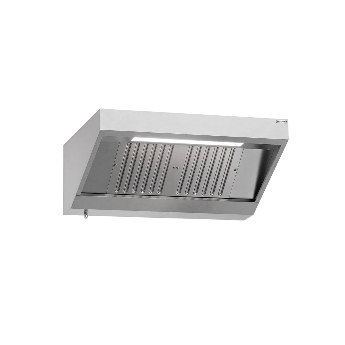 GGM Gastro, Væghængte emhætter, væghætte 1200 mm med LED, Sort, 1200 mm, 700 mm, 450 mm, 400 mm