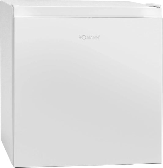 Bomann, Minikøleskabe, ® Mini Køleskab 45L med fryser, roligt køleskab lille til køkken kontor camping, Hvid, 45L, 39 dB, 0, 219 kW, 80 kW