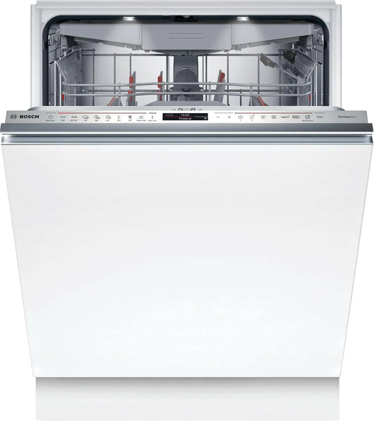 Bosch SMD8YCX04E, Opvaskemaskiner, 60 cm, Serie 8, Fuldt integreret opvaskemaskine, Sølv, 54 kW, 9 l, 40 dB