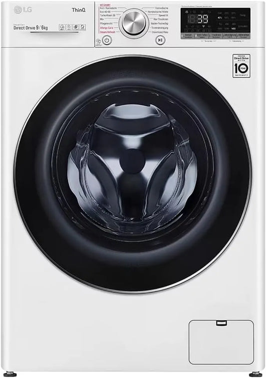 LG V7WD96H1A, Vaske-tørremaskiner, Electronics Vaskedræber med AI DD, Hvid, 7W, 11 kg, 6 kg, 1400 rpm
